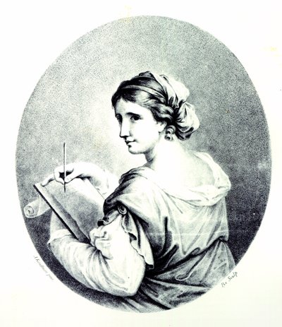 Sappho, engraved by Pye, 1774 by Angelica Kauffmann